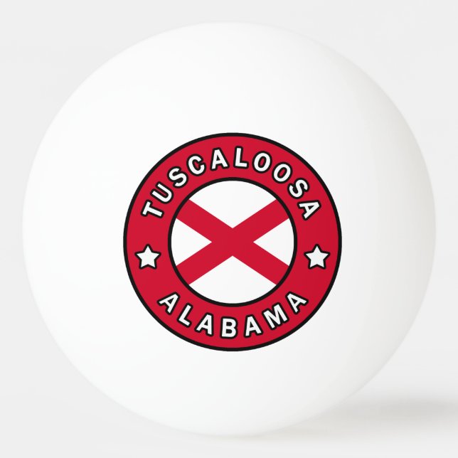 Balle De Ping Pong Tuscaloosa Alabama (Devant)