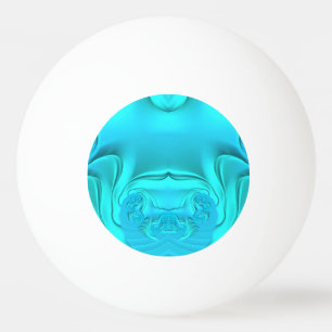 Balle De Ping Pong Une étoile Ping Pong Ball, Bubbly Blue et Aqua ~