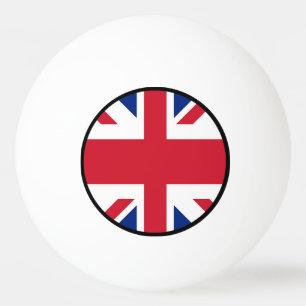 Balle De Ping Pong Union Jack - drapeau du Royaume-Uni