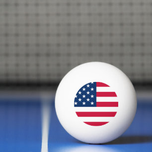 Balle De Ping Pong USA Drapeau Ping Pong Ball American Patriotic
