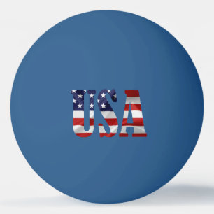 Balle De Ping Pong USA Patriotique