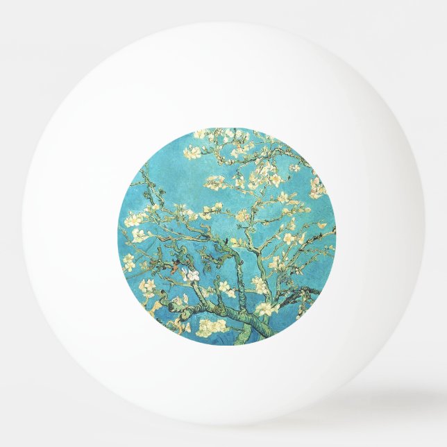 Balle De Ping Pong Vincent van Gogh Blossomong Aramande (Devant)