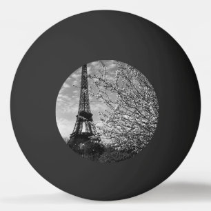 Balle De Ping Pong Vintage France Paris Tour Eiffel Jouer aux cartes