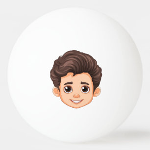 Balle De Ping Pong Visage enfant personnalisé drôle Fête Personnalisé
