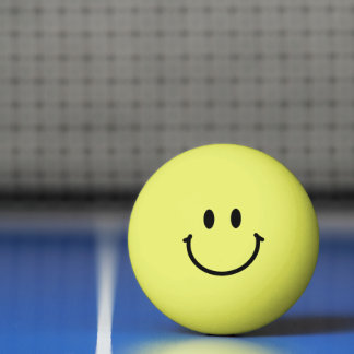 Balle De Ping Pong Visage Heureux