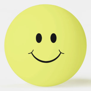 Balle De Ping Pong Visage simple drôle