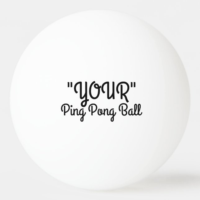 Balle De Ping Pong Votre (Devant)