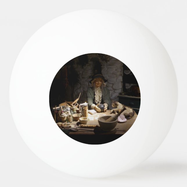 Balle De Ping Pong White Witch's Kitchen Museum, Witchcraft & MAGICK (Devant)