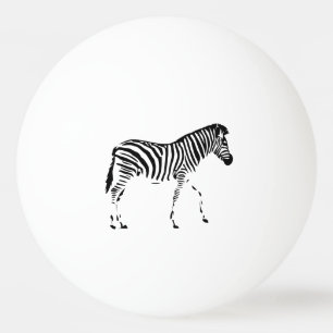 Balle De Ping Pong Zèbre
