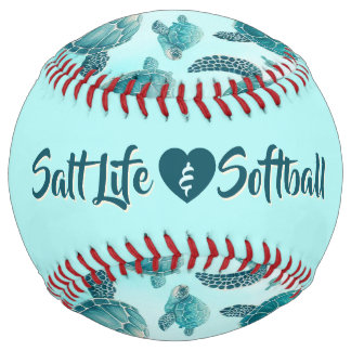 Balle De Softball Amis Tortues Marines (personnaliser)