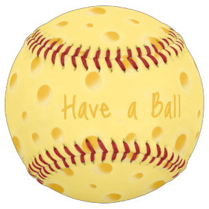 Balle De Softball "Amuse-toi" "Reviens Sain et Sauf" Dictons Ringard
