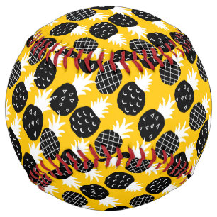 Balle De Softball Ananas noir