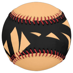 Balle De Softball Appréciable Pêche d'Art Moderne / Noir