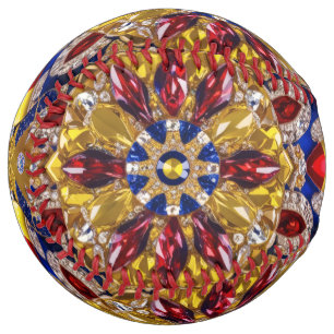 Balle De Softball Ball de softball avec design colombien