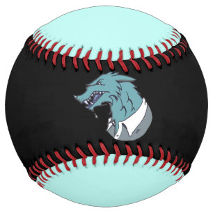 Balle De Softball Blue Werewolf softball noir et bleu