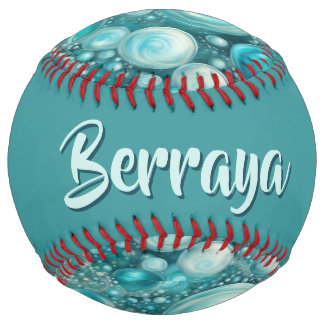 Balle De Softball Bulles de béluga (personnaliser)
