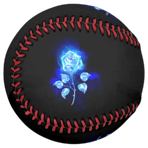 Balle De Softball Burning Blue Rose