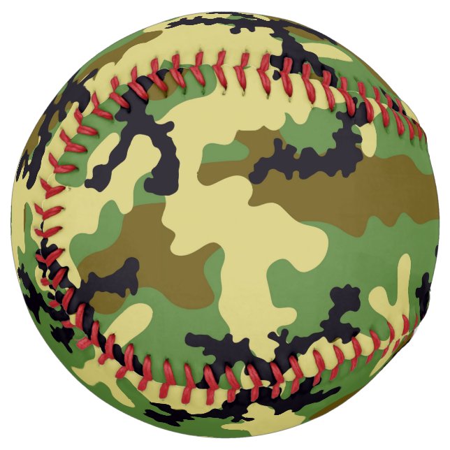 Balle De Softball Camouflage des bois (Devant gauche)