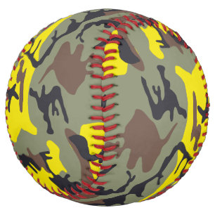 Balle De Softball Camouflage jaune et marron, Militaire, Armée