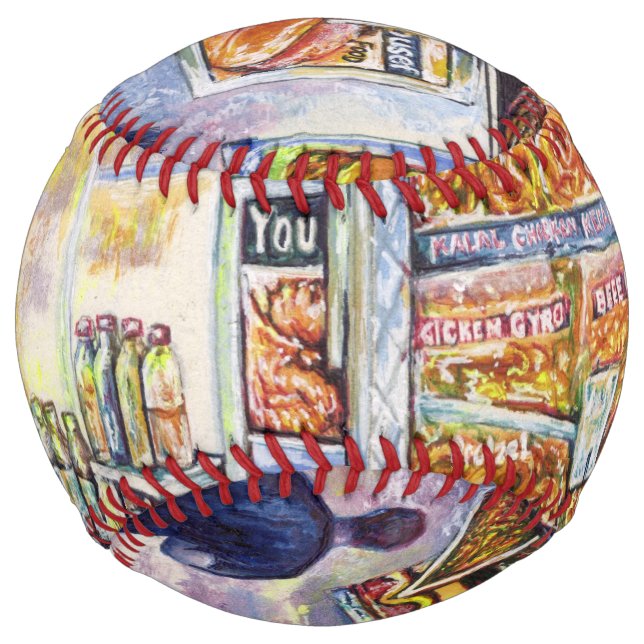Balle De Softball Charge de travail artistique extraordinaire (Devant)