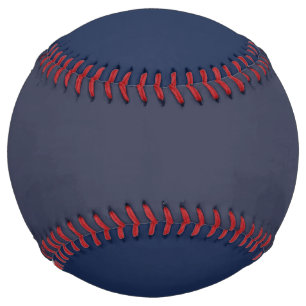Balle De Softball Créez Votre Propre bleu gris foncé personnalisé