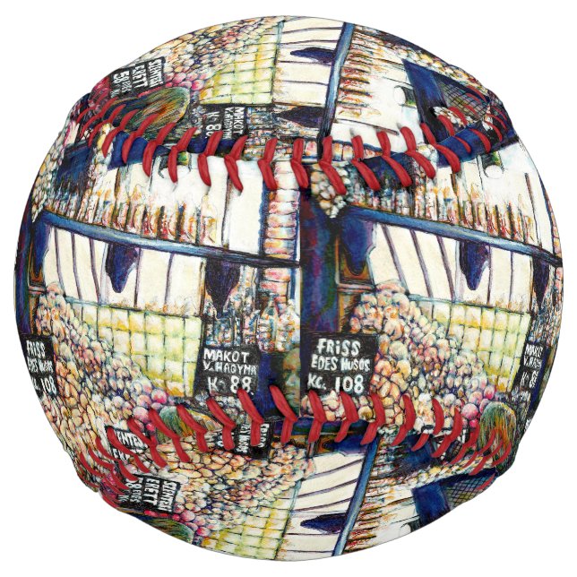 Balle De Softball Dimensions de curiosité (Devant)