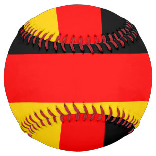Balle De Softball Drapeau de l'Allemagne