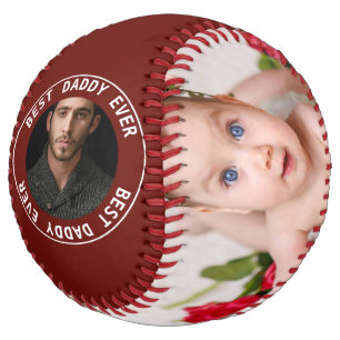 Balle De Softball Fathers Day Custom Personalized