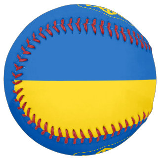 Balle De Softball Feel the heartbeat of Ukraine in every stitch!