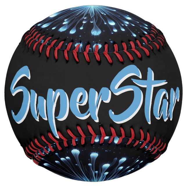 Balle De Softball Feux d'Artifice Fougueux (personnaliser) (Dos)