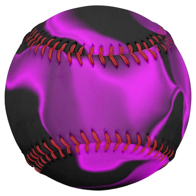 Balle De Softball Fumer violet noir (Devant)