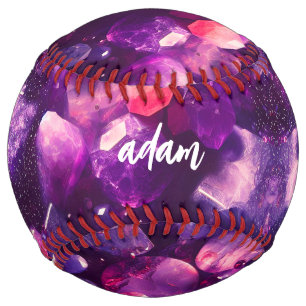 Balle De Softball galaxie pierre violet