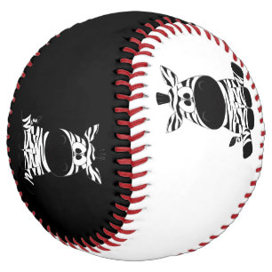 Balle De Softball Goofy Zebra