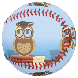 Balle De Softball Illustration de hibou