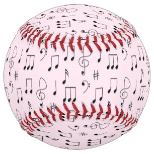Balle De Softball Just Noté Rose