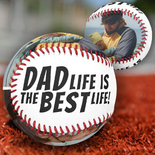 Balle De Softball La vie de papa est la meilleure vie 2 photos Fête 