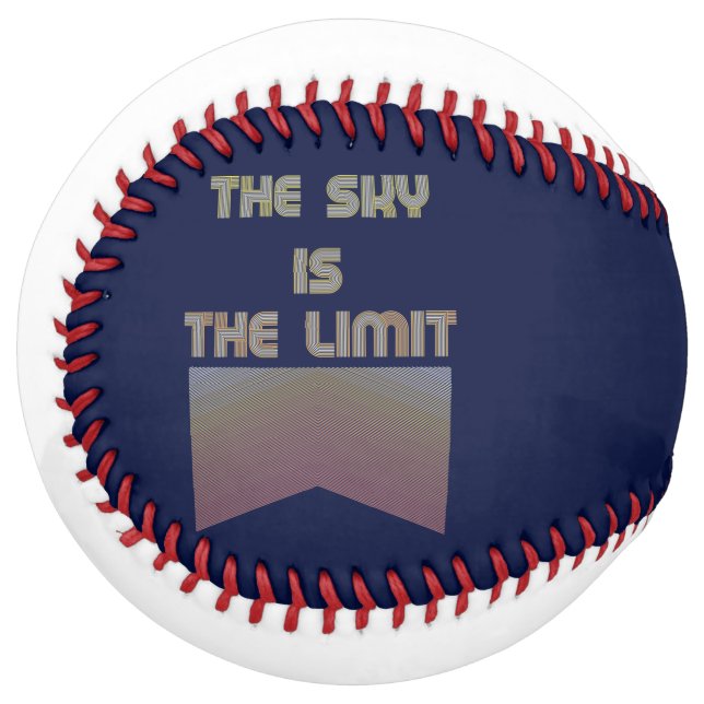 Balle De Softball Le ciel est la limite (Devant gauche)