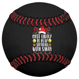 Balle De Softball Les Plus Probables De Jouer Au Softball Avec La Fa