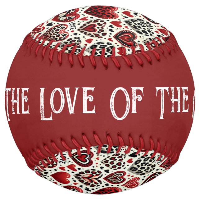 Balle De Softball Love Is In The Air (Customize) (Dos)