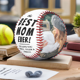 Balle De Softball Meilleure Maman Ever 2 Collage de Photos 