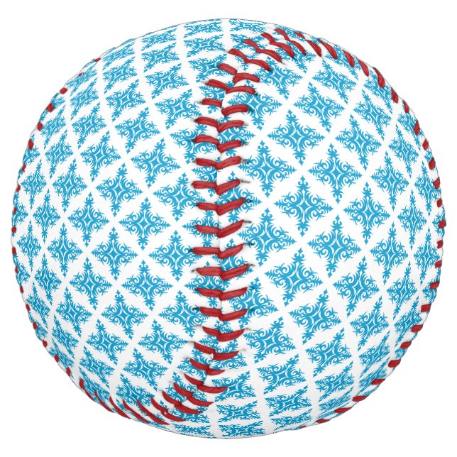 Balle De Softball Modèle floral (Incliné)