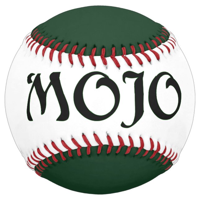 Balle De Softball Mojo softball vert (Devant)