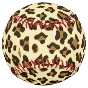 Balle De Softball Motif Leopard élégant
