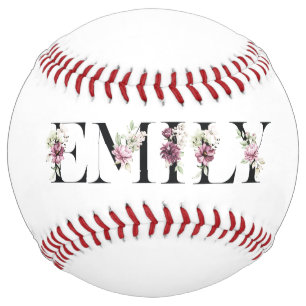 Balle De Softball Nom Emily