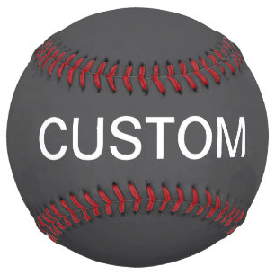 Balle De Softball Nom modifiable en gras moderne, entreprise ou marq