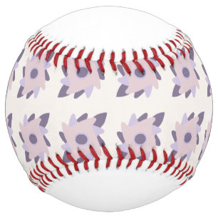 Balle De Softball Pastel violet Carrelage décoratif coloré