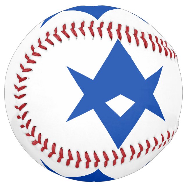 Balle De Softball Patriotic Softball with flag of Toyota City, Japan (Devant gauche)