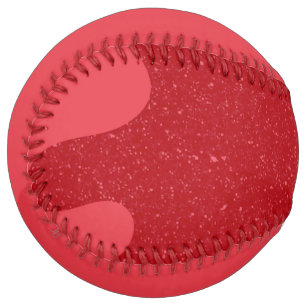 Balle de softball personnalisée rouge tomate