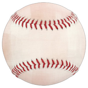 Balle De Softball Rayures carreaux rose rose tendre