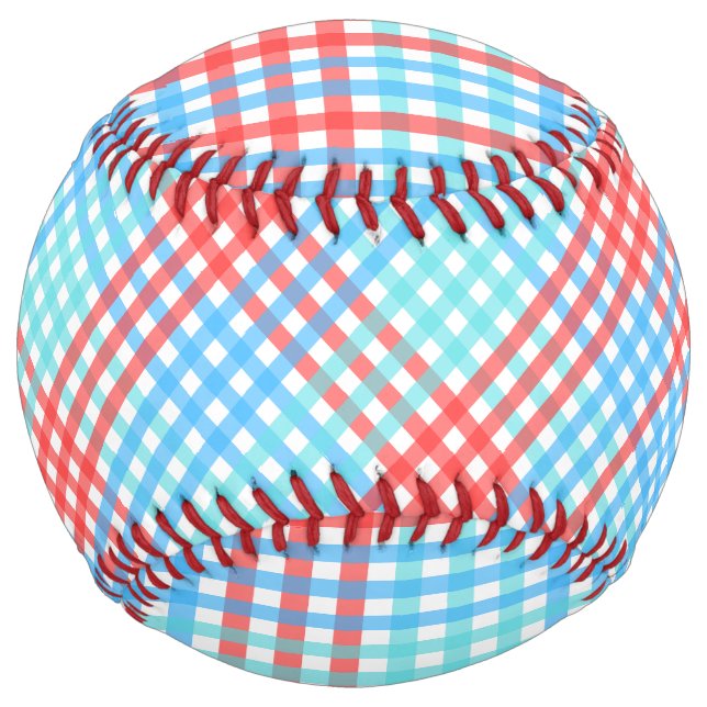Balle De Softball Rocket Pop, Petit Plaid (Devant)